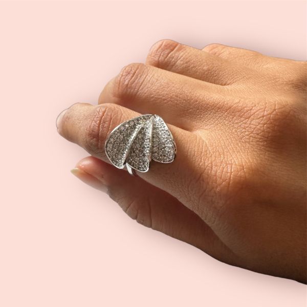 Anello Argento925 Con Zirconi