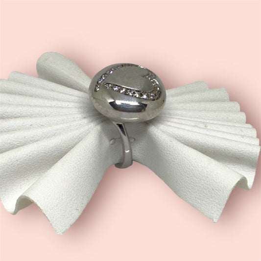 Anello argento925 Cuore con Zirconi