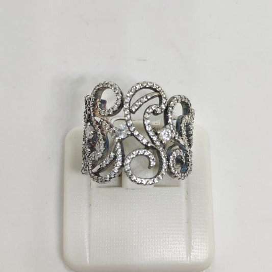 Anello argento925 zirconi
