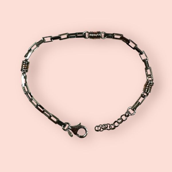 Bracciale Argento925 maglia rettangolare