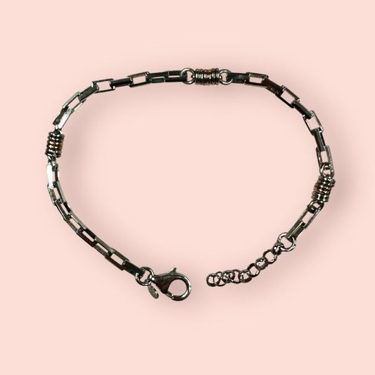 Bracciale Argento925 maglia rettangolare