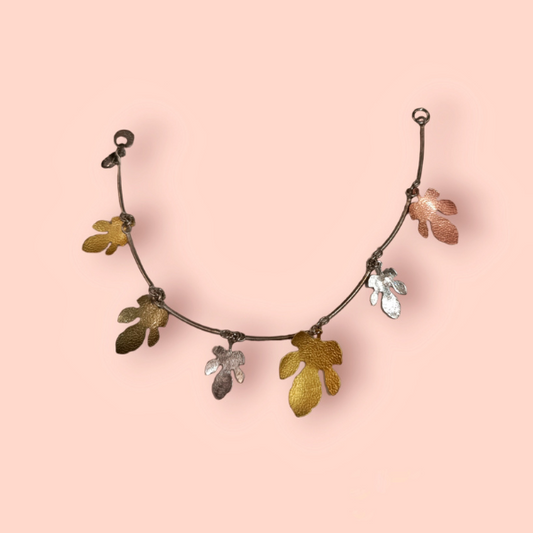 Bracciale Pryngeps Collezione Foglie Argento