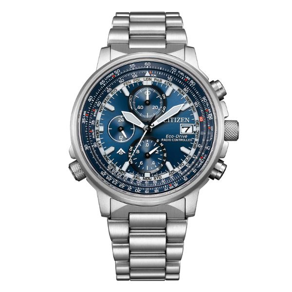 Citizen Crono Pilot Acciaio 41mm AT8300-58L