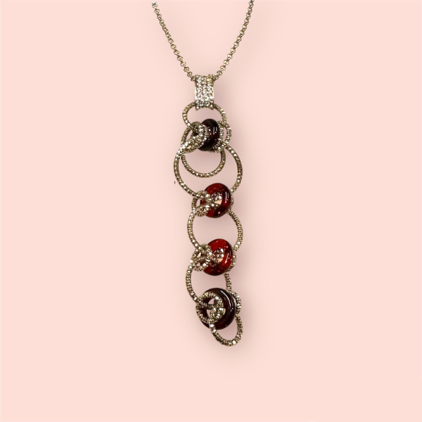 Collana Pryngeps925 Argento Cerchi