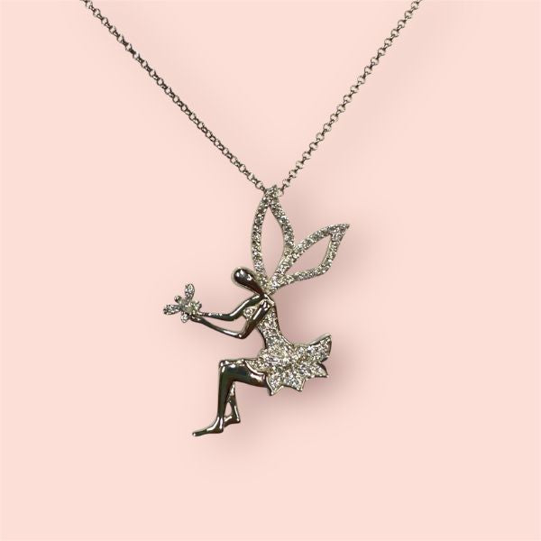 Collana Argento925 con swarovski azzurri: Le Fate - Aria (media)