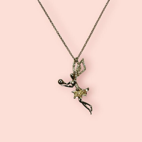 Collana Argento925 con swarovski: Le Fate - Terra (medium)