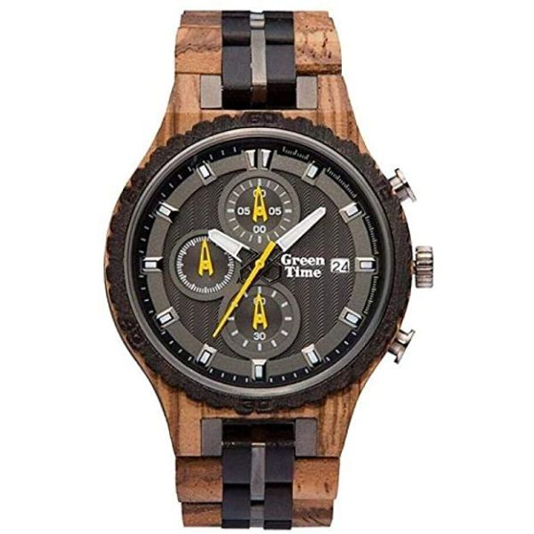 GREENTIME Technical Collection Zebrano-Ebano 43mm ZW106A
