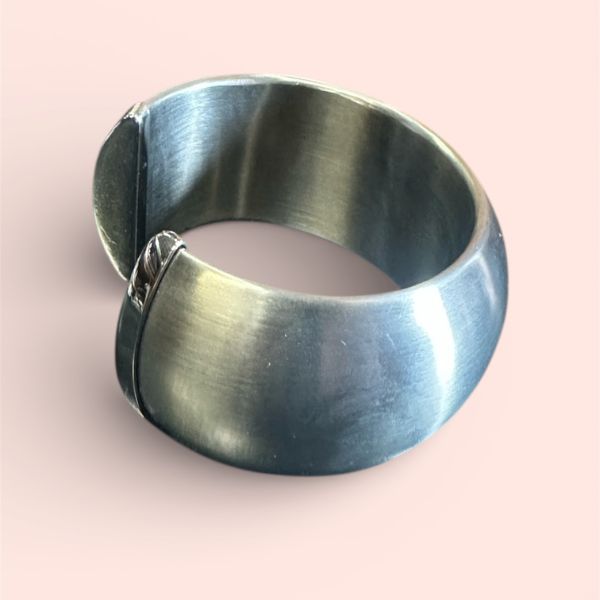 Bracciale Rigido Acciaio Satinato