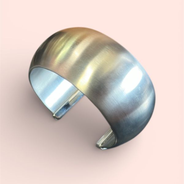 Bracciale Rigido Acciaio Satinato