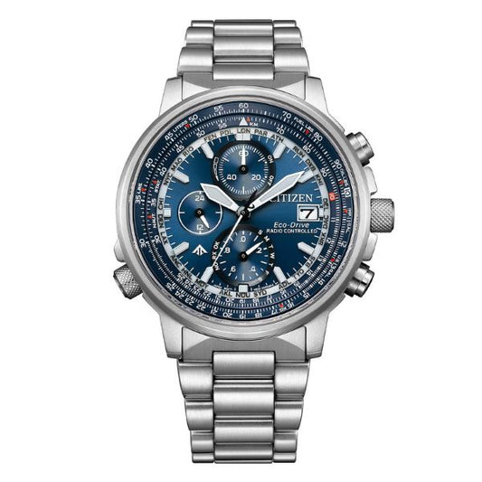 Citizen Crono Pilot Acciaio 41mm AT8300-58L