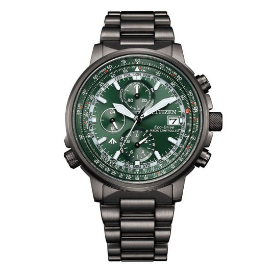 Citizen Crono Pilot Acciaio 41mm AT8304-57W